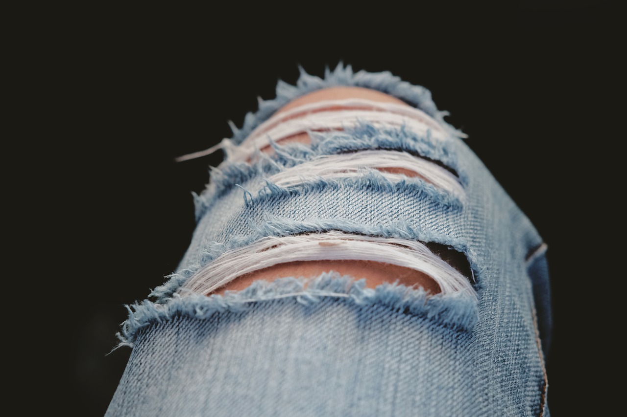 Markowe jeansy